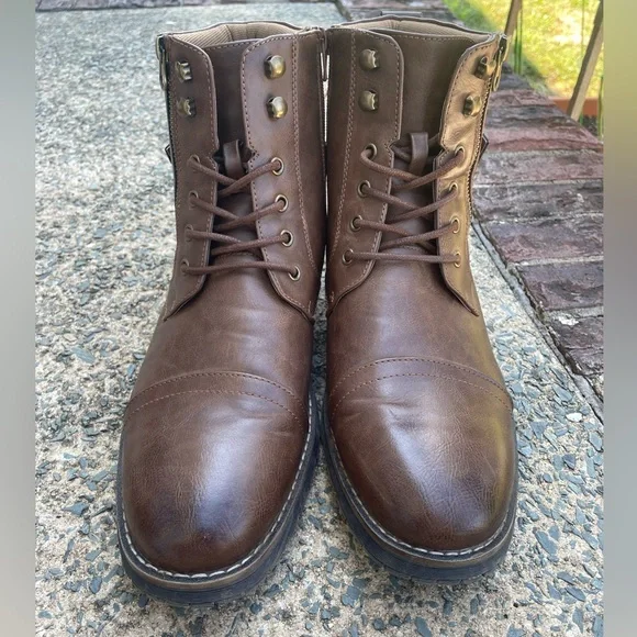 Men’s Vostey Motorcycle Boots - Picture 2 of 10